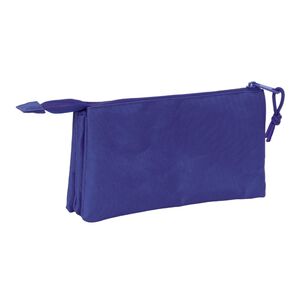 Blue Triple Pencil Case